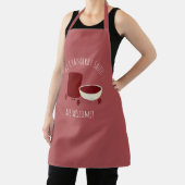 Thanksgiving van kruidbessen en saus schort (Insitu)