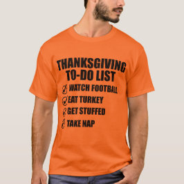 Thanksgiving van mannen om de Vakantie van de Lijs T-shirt