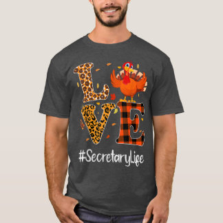 Thanksgiving van minister van Liefde Leopard Turki T-shirt