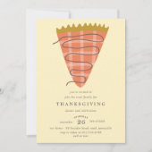 Thanksgiving van pompoen met pompoen kaart (Voorkant)