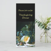 THANKSGIVING van PUMPKIN, FRUITS EN GLASSWARE Kaart (Staand voorkant)