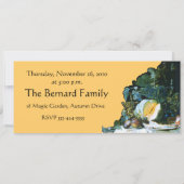 THANKSGIVING van PUMPKIN, FRUITS EN GLASSWARE Kaart (Achterkant)