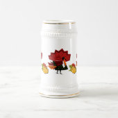 Thanksgiving van Turkije en pompoenen Gift Mokken (Center)