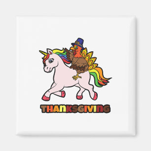 Thanksgiving van Unicorn in Turkije Magneet