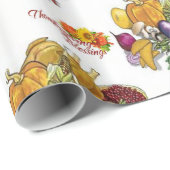 Thanksgiving van verpakkingspapier cadeaupapier (Rol Hoek)