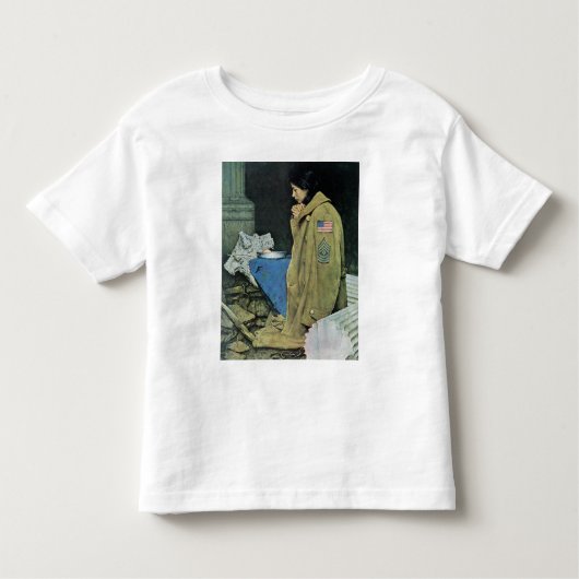 Thanksgiving van vluchtelingen kinder shirts (Voorkant)