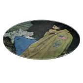 Thanksgiving van vluchtelingen snijplank (Hoek)