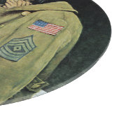 Thanksgiving van vluchtelingen snijplank (Hoek)