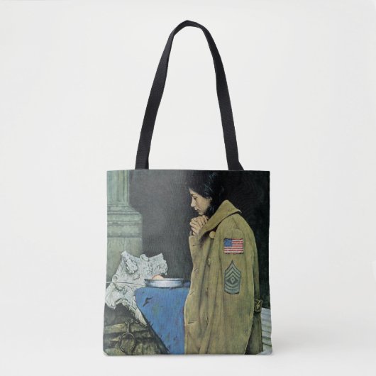 Thanksgiving van vluchtelingen tote bag (Voorkant)