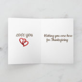 THANKSGIVING VAN VROUWEN FEESTDAGEN KAART (Binnen)