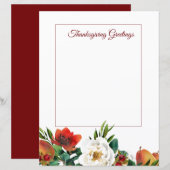 Thanksgiving van vruchten en bloemen (Voorkant / Achterkant)