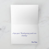 Thanksgiving Vegetable House Kaart (Binnen)