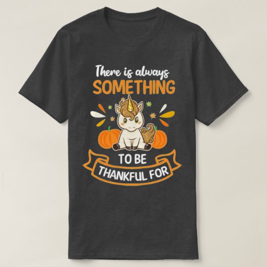 Thanksgiving verenigt iets om dankbaar te zijn t-shirt (Design voorkant)