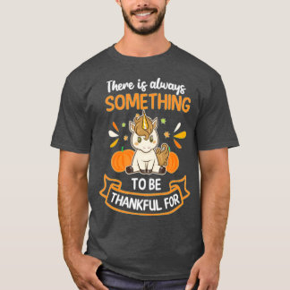 Thanksgiving verenigt iets om dankbaar te zijn t-shirt
