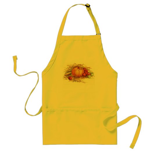 Thanksgiving-Vernissen Apron Standaard Schort (Voorkant)