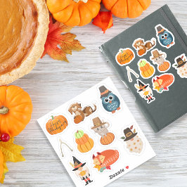 Thanksgiving verpakking 2 met 9 design- stickers