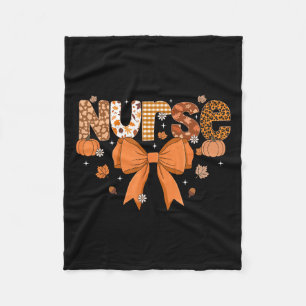 Thanksgiving Verpleegster Coquette Strik Verplegin Fleece Deken