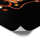 Thanksgiving Verpleegster Turkije Dag Herfst NICU Poster (Hoek)