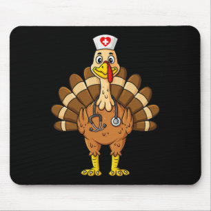 Thanksgiving Verpleegster Turkije Scrub Fun Verple Muismat