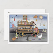 Thanksgiving vervoer briefkaart (Voorkant / Achterkant)