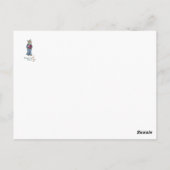 Thanksgiving vervoer briefkaart (Achterkant)