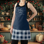 Thanksgiving Verzamel Herfst Marineblauw & Wit Pla Schort