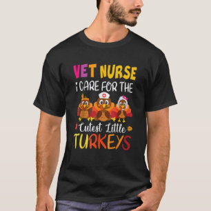 Thanksgiving VET Verpleegster Ik Zorg Voor De Scha T-shirt