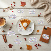 Thanksgiving Vibes Pastel Sticker Packs