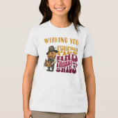 Thanksgiving Vibes Tri-Blend Shirt (Voorkant)