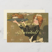  Thanksgiving Victoriaans Turkije Kaart (Voorkant / Achterkant)