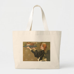  Thanksgiving Victoriaans Turkije Sluiting Grote Tote Bag