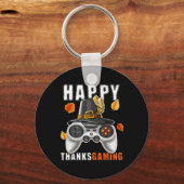 Thanksgiving Video Game Controller Pelgrimkostuum Sleutelhanger (Voorkant)