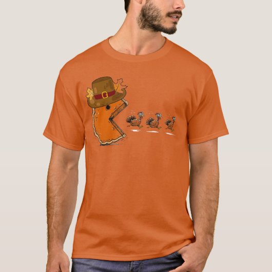 Thanksgiving Video Game Eating Turkey Gamer Men Wo T-shirt (Voorkant)