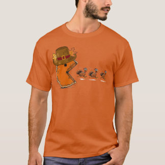 Thanksgiving Videogame Eet Turkije Gamer Mannen Wo T-shirt