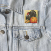 Thanksgiving Vierkante Button 5,1 Cm (In situ)