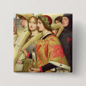 Thanksgiving Vierkante Button 5,1 Cm (Voorkant)