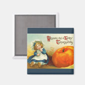  Thanksgiving vierkante magneet (Voorkant / Achterkant)