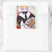 THANKSGIVING VIERKANTE STICKER (Tas)