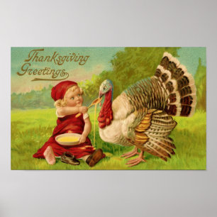 Thanksgiving Vintage Poster