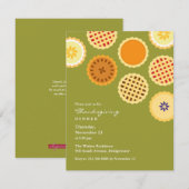 Thanksgiving Vloeistof Bedankkaart (Voorkant / Achterkant)