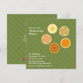 Thanksgiving Vloeistof Kaart (Voorkant / Achterkant)