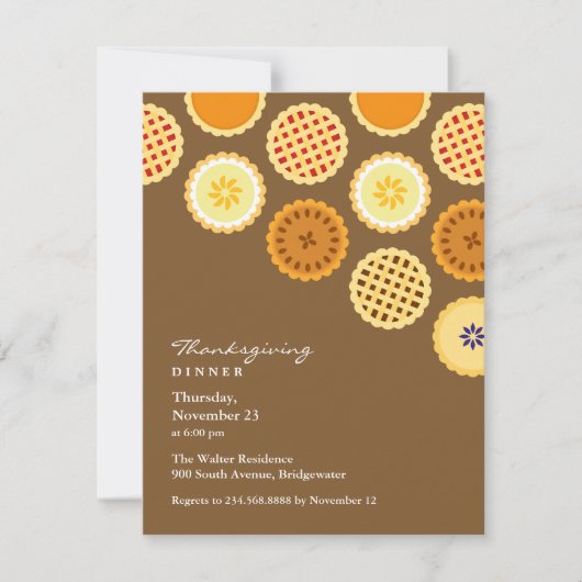 Thanksgiving Vloeistof Kaart (Voorkant)