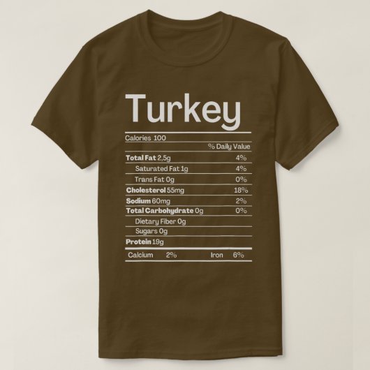 Thanksgiving voeding Turkije T-shirt (Design voorkant)
