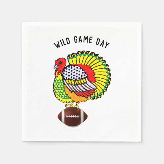 Thanksgiving-voetbal Servet (Voorkant)