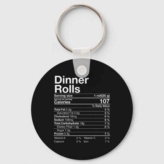 Thanksgiving voor binnenrolletjes sleutelhanger (Voorkant)