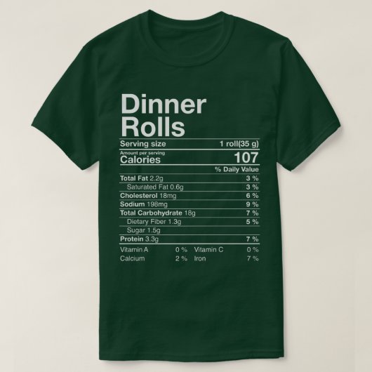 Thanksgiving voor binnenrolletjes t-shirt (Design voorkant)