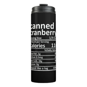 Thanksgiving voor conserven van cranberry Nutritio Thermosbeker