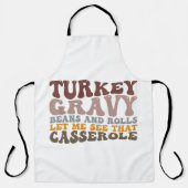 Thanksgiving voor Herfst van tarwboon en rolrozijn Schort (Voorkant)