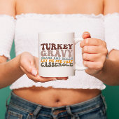 Thanksgiving voor Herfst van tarwboon en rolrozijn Tweekleurige Koffiemok