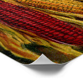  Thanksgiving voor hoorn en pompoenen Poster (Hoek)